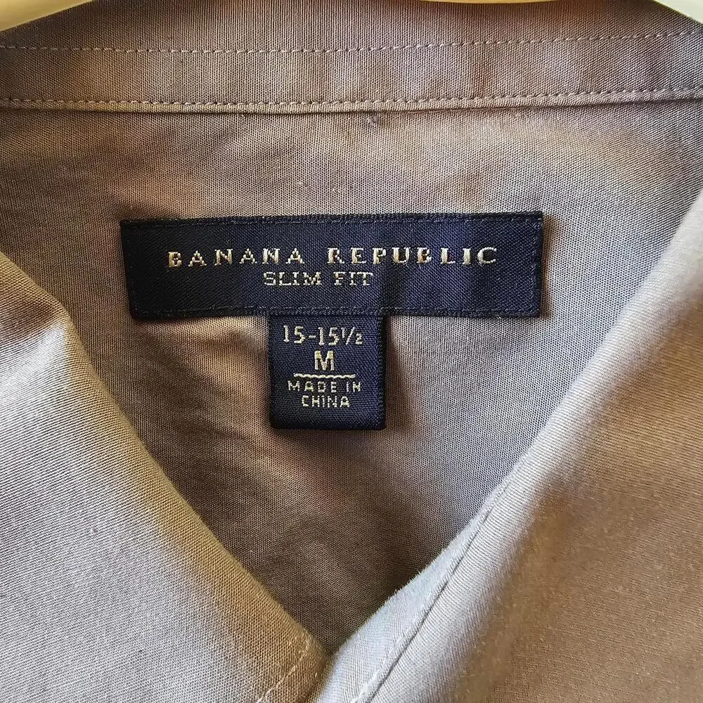 Banana Republic Slim Fit Dress Shirt - Medium